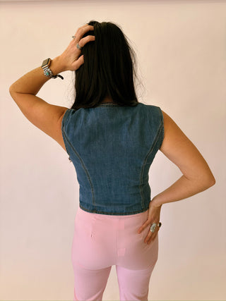 Kira denim vest
