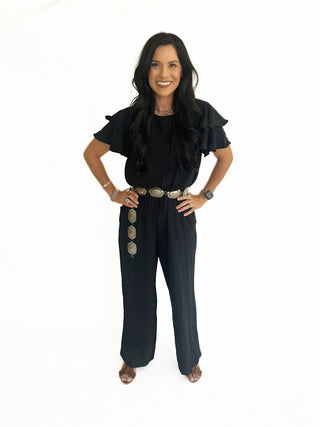 Katherine black jumpsuit