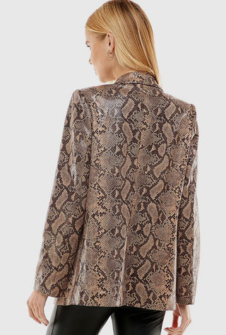 Sandra snake print blazer