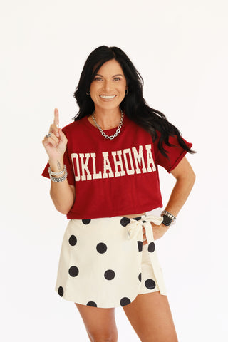 Oklahoma short sleeve sweater