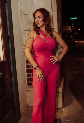 Valentine pink jumpsuit