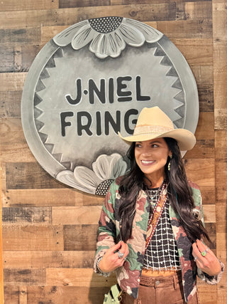 Ida Mae camo quilted jacket