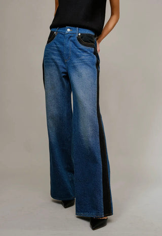 Two tone denim