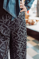 Horseshoe wide leg pants