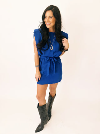 Birdie royal blue dress