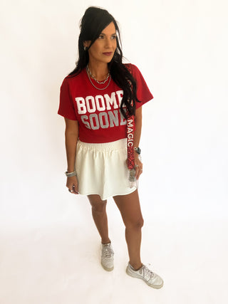 Boomer Sooner chenille top