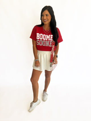 Boomer Sooner chenille top