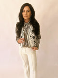 Ranch girl checkered Pearl snap