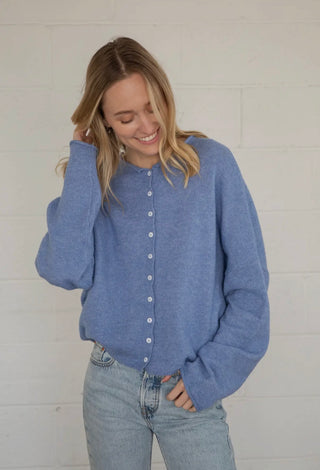 Piper Dusty blue cardigan