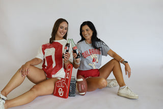 Oversized OU graphic tee