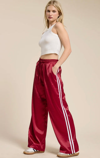 Britt Crimson track pants