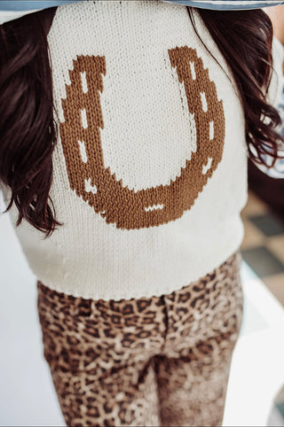 Hannah horse shoe sweater