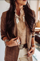 Polly plaid blazer