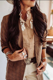 Polly plaid blazer