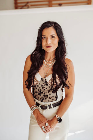 Ella mixed pattern bodysuit