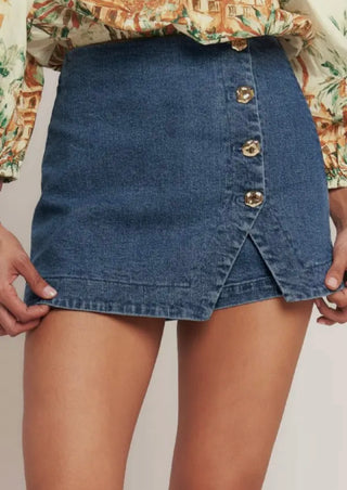 Brooklyn denim skort