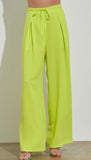 Lime green trousers