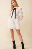 Emily lace dress with bow