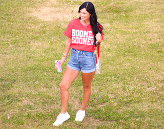 Boomer Sooner chenille top
