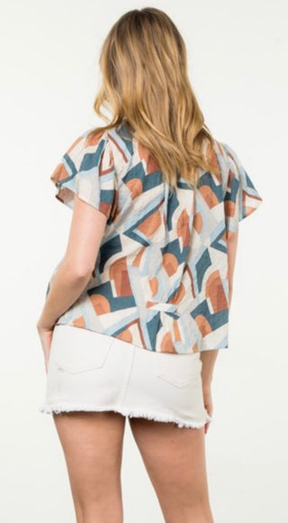Bailey printed blouse
