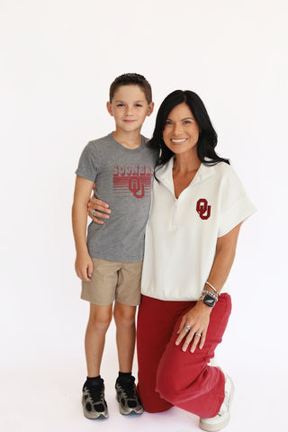 Kids Sooners OU tee - grey