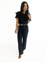 Katherine black jumpsuit
