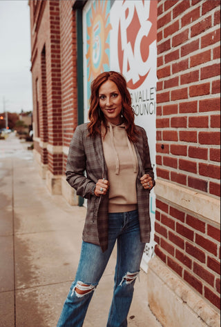 Bree plaid blazer
