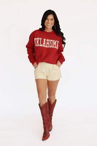 Oklahoma long sleeve sweater