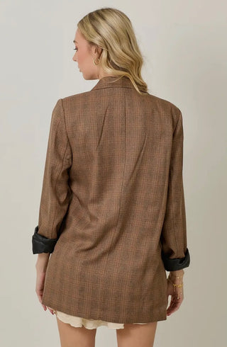 Polly plaid blazer