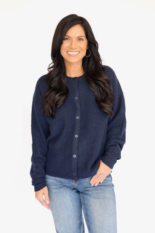 Charolette navy cardigan