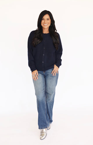 Charolette navy cardigan