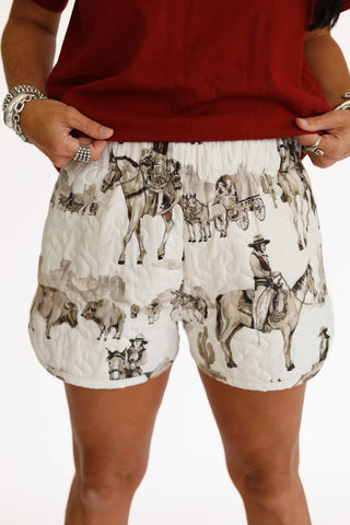 Shaley schooner quilted shorts