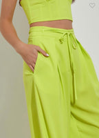 Lime green trousers