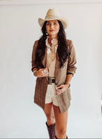 Polly plaid blazer