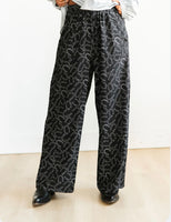 Horseshoe wide leg pants