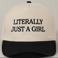 Literally just a girl hat - 2 colors