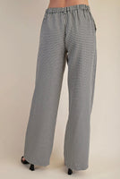 Emily black checkered pants