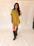 Rodeo grounds verde top with concho buttons