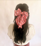 OU alligator clip bow