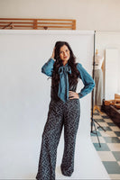 Horseshoe wide leg pants