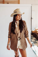 Polly plaid blazer