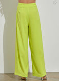 Lime green trousers