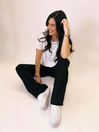 Rachel ribbed flared yoga pants