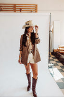 Polly plaid blazer