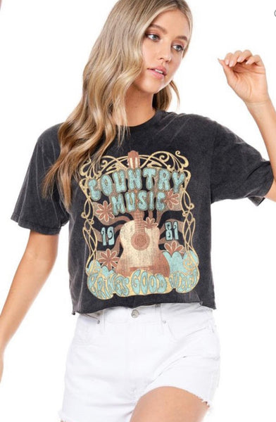Country music cropped graphic