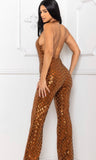 Bronze goddess jumpsuit