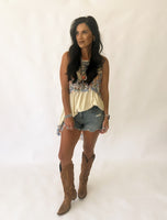 Sarah floral knit tunic dress/top