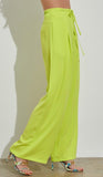 Lime green trousers
