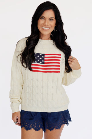 Lauren flag sweater