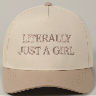 Literally just a girl hat - 2 colors